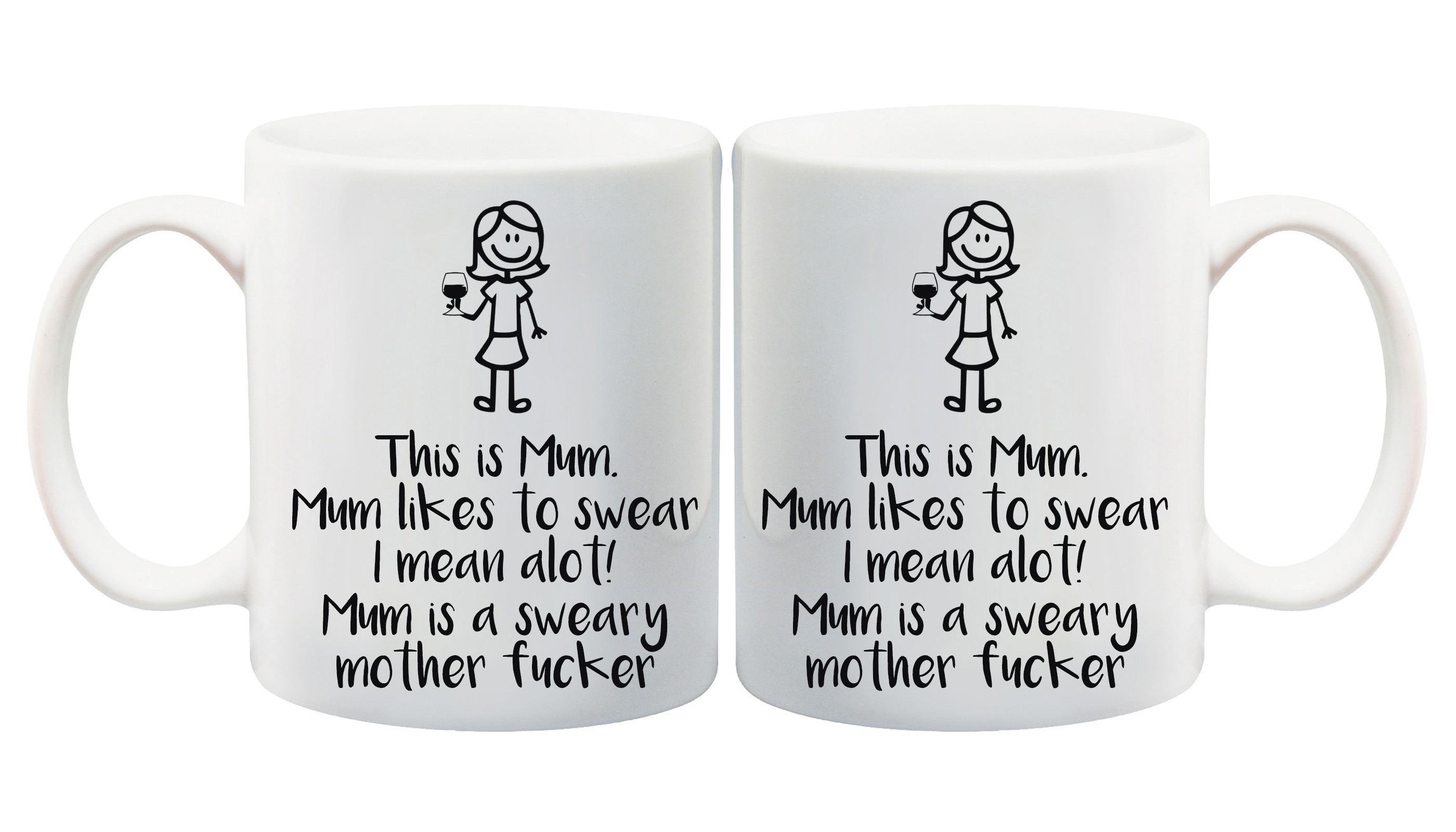 sweary mum mug