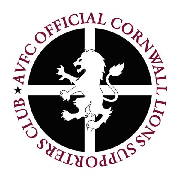 AVFC Cornwall Lions Car Sticker